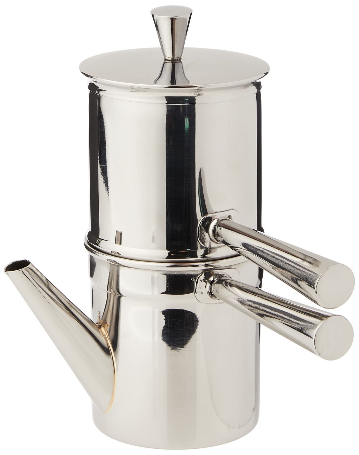 Ilsa Neapolitan Coffee Maker 1-2 Cup - Stainless Steel