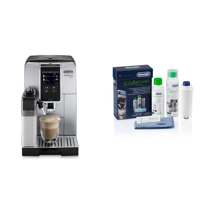 De'Longhi Dinamica Plus ECAM370.85.SB Bundle - Silver
