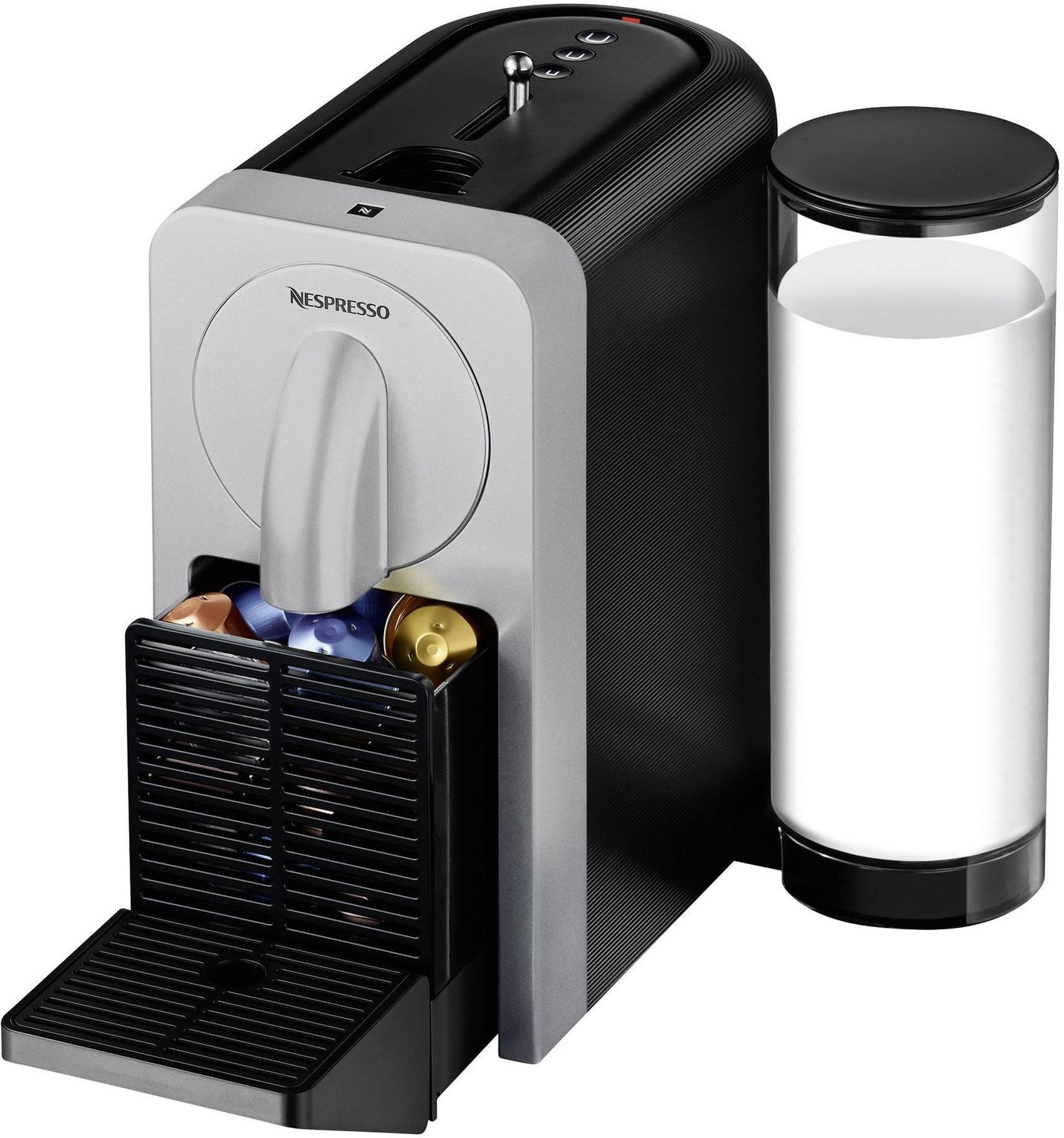 Nespresso De'Longhi EN170S Pod Coffee Machine - Silver