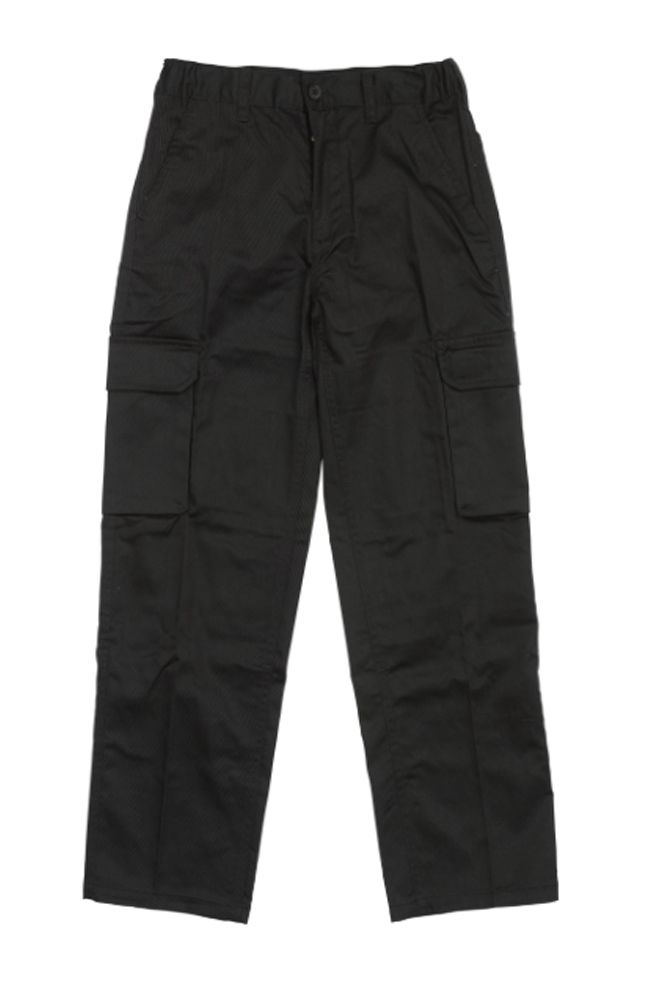 Black Cargo Trousers