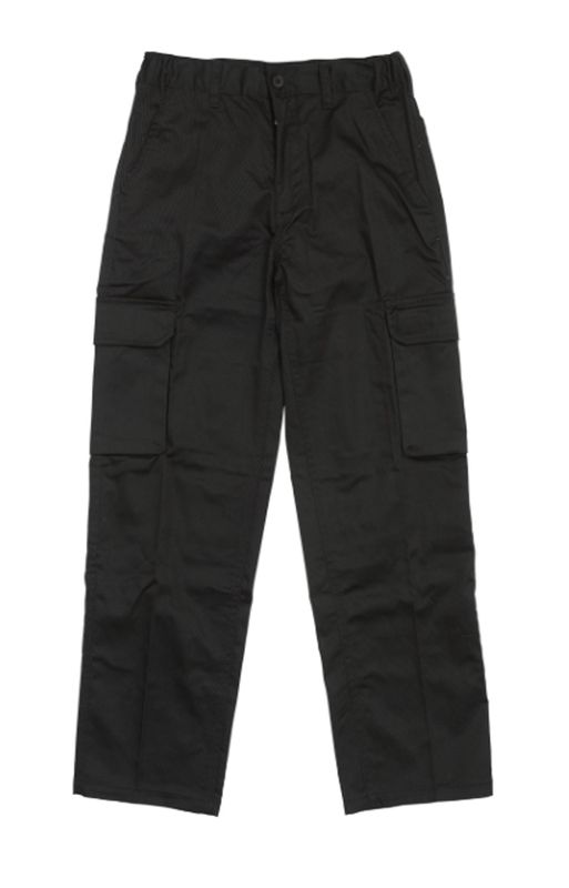 Black Cargo Trousers