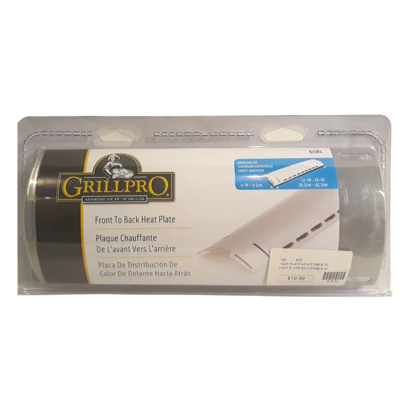 HEAT PLATE ADJUSTABLE SS