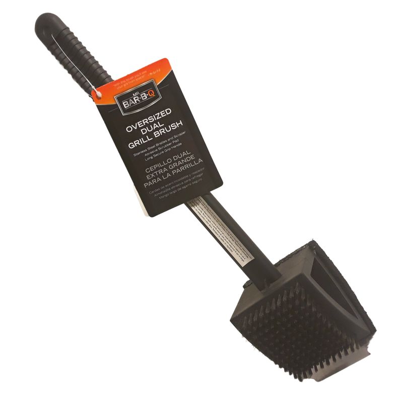 OVERSIZED DUAL GRILL BRUSH 17"