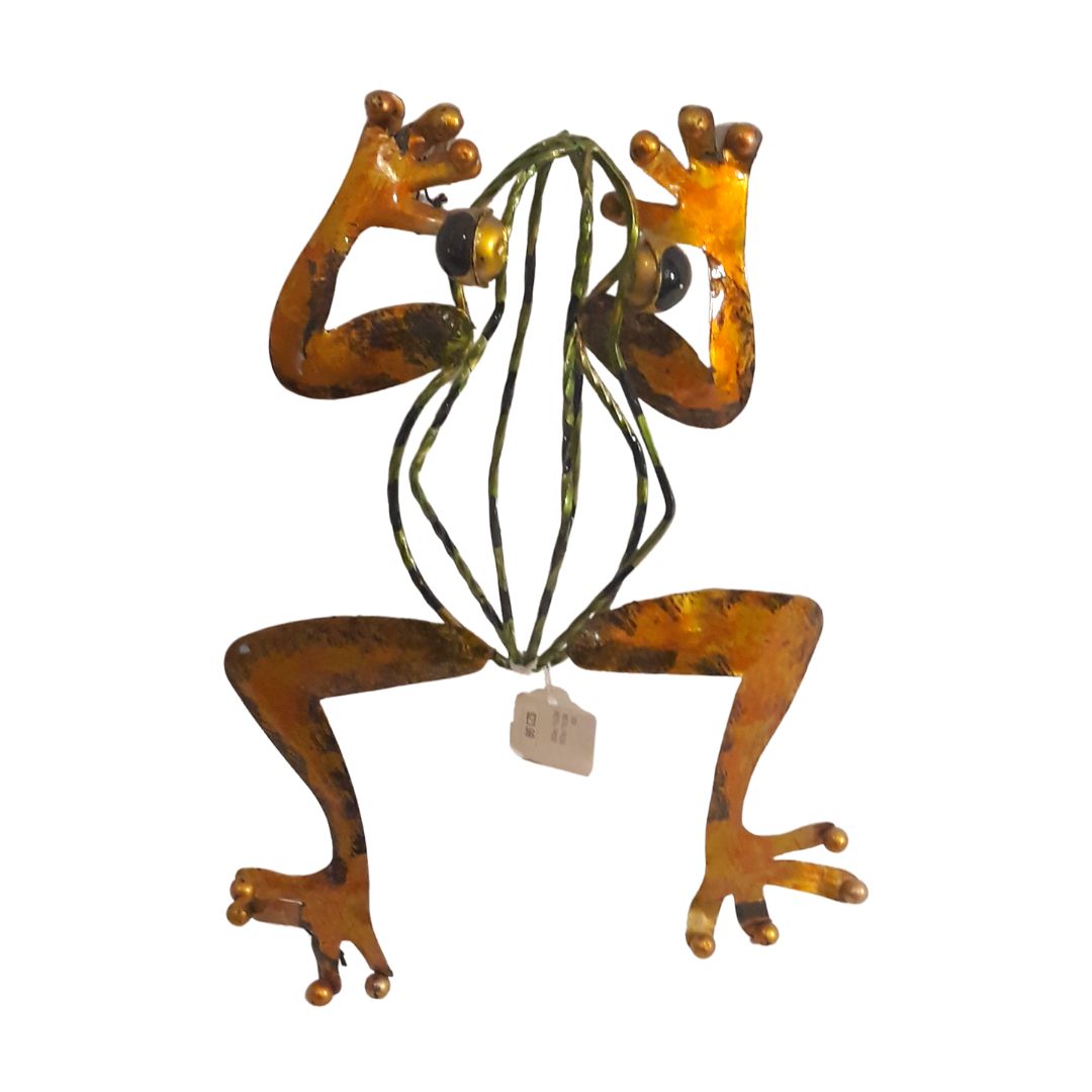 TIN FROG WALL HANGER