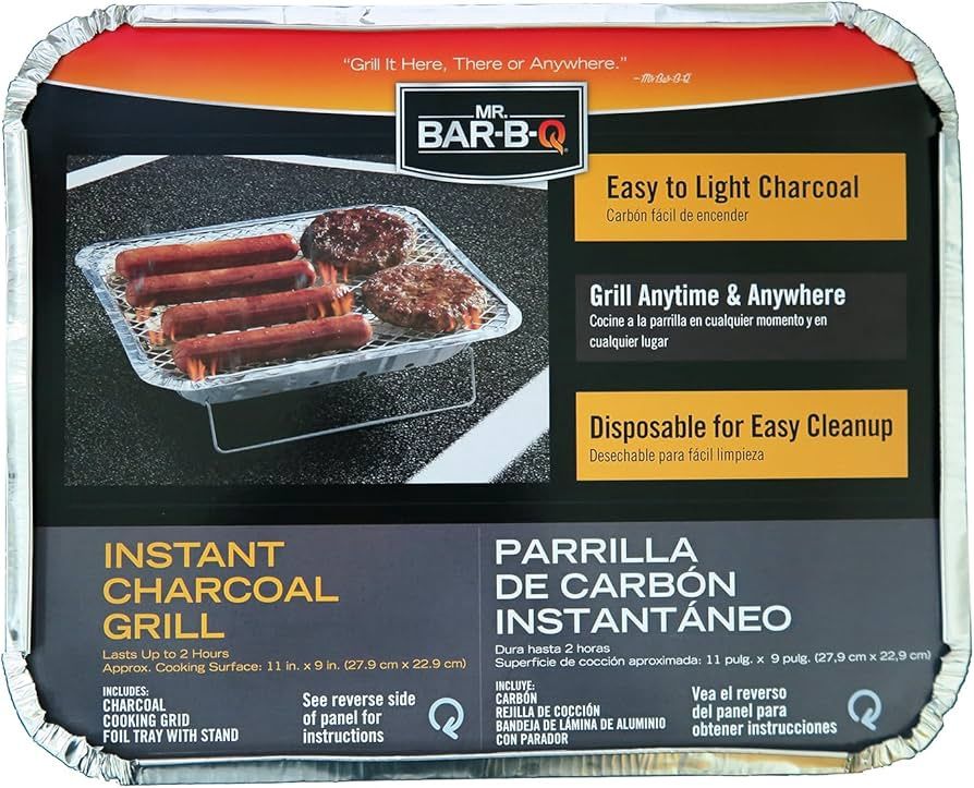 DISPOSABLE CHARCOAL GRILL