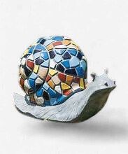 MOSAIC TILE SNAIL STATUARY