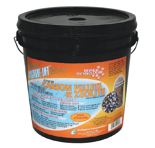 PRE-COLONIZED ZEOLITE/CARBON