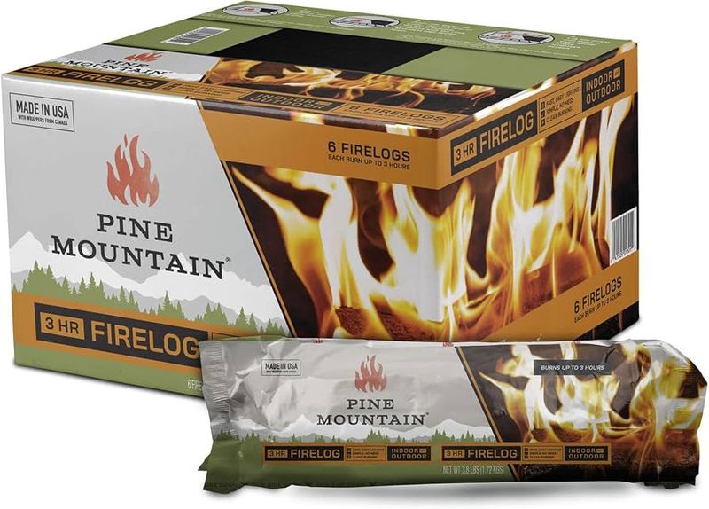 FIRE LOG CASE 6 PK 3HR LOG