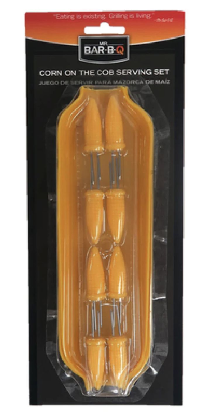 CORNBOAT HOLDER & SKEWERS