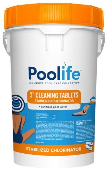 3" TRICHLOR TABS 50LB POOLIFE