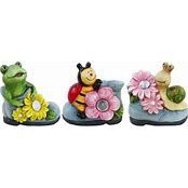 SOLAR LADY BUG, FROG & SNAIL SOLAR LADY BUG, FROG & SNAIL