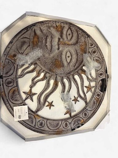 METAL SUN WITH DOTS