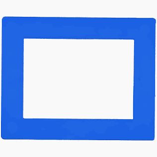 SP1084 SNAP ON FACEPLATE BLUE