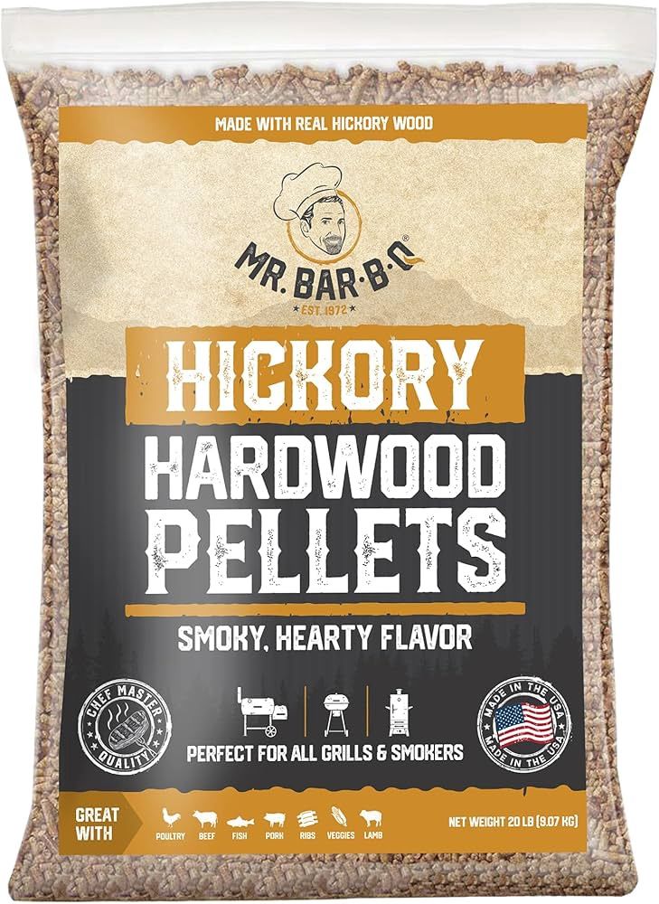 GRILLING PELLETS HICKORY 20LB