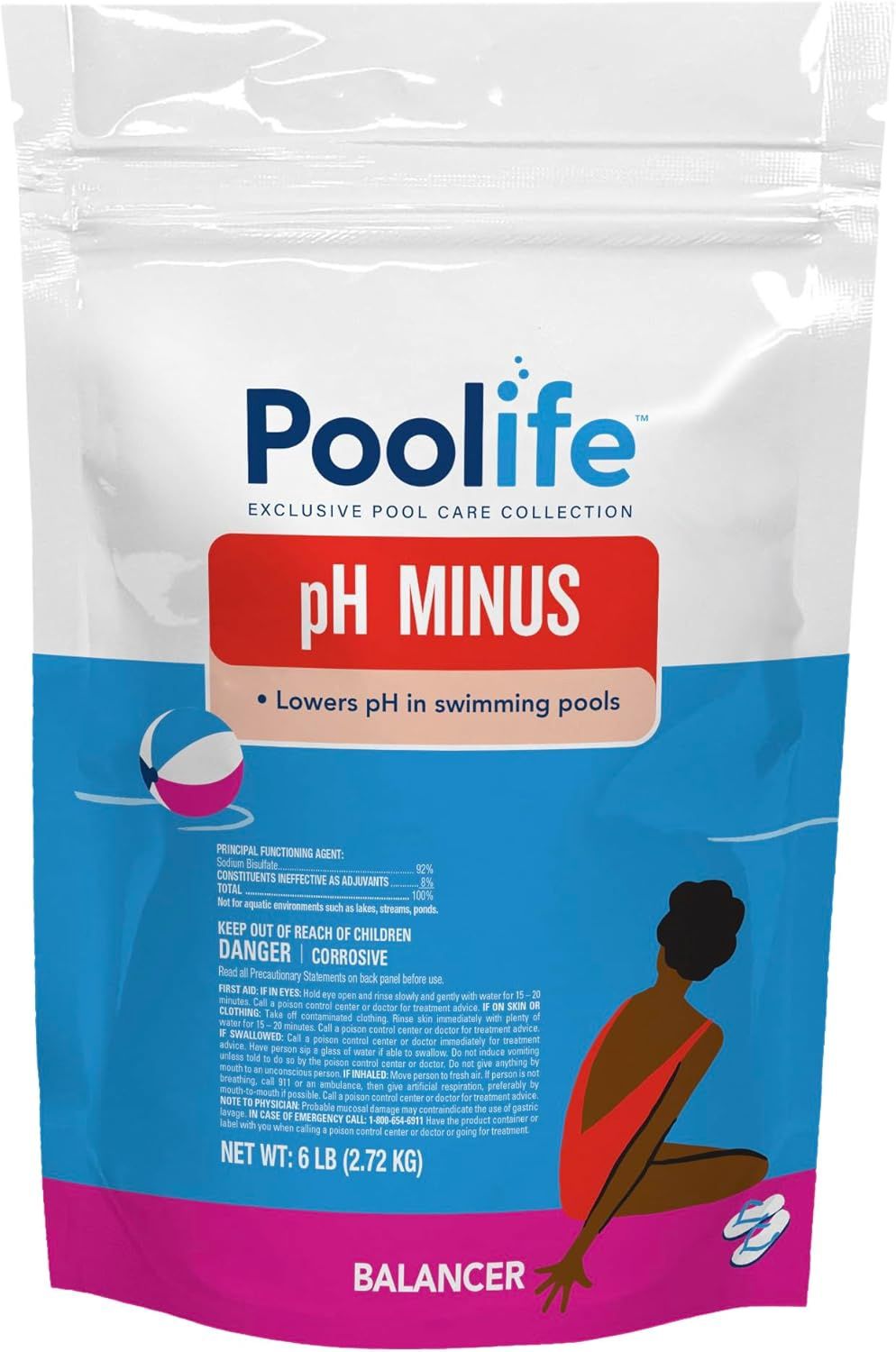 PH MINUS 6LB BAG POOLIFE