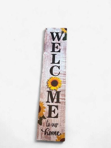 WELCOME LEANER REVERSIBLE SIGN
