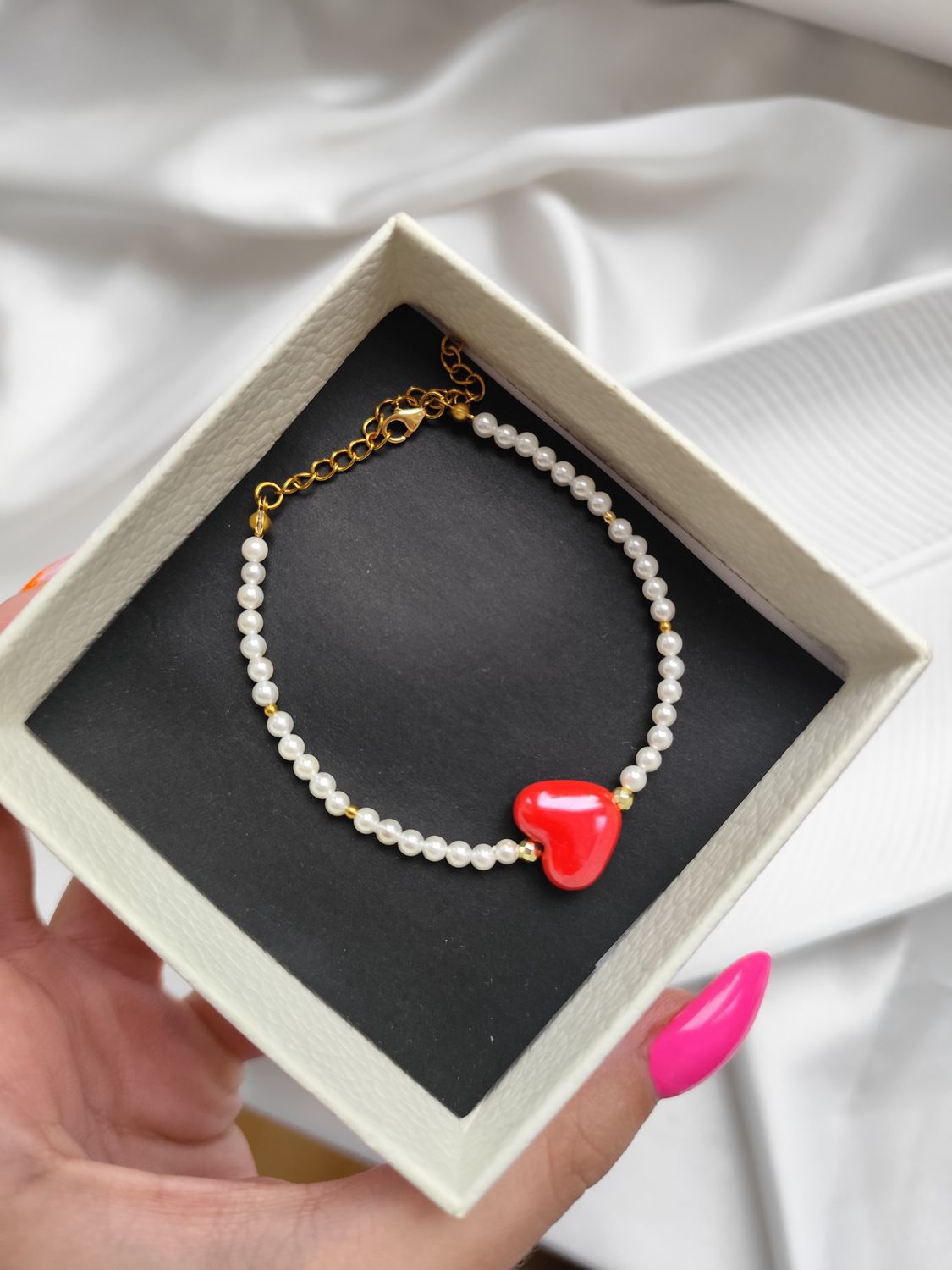 Bransoletka Red Heart