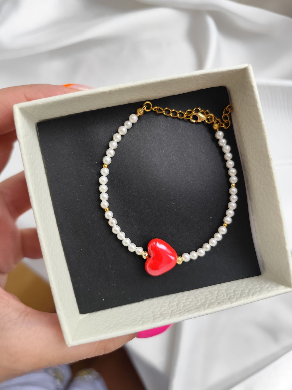 Bransoletka Red Heart