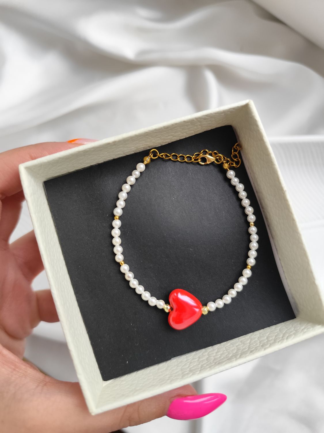 Bransoletka Red Heart