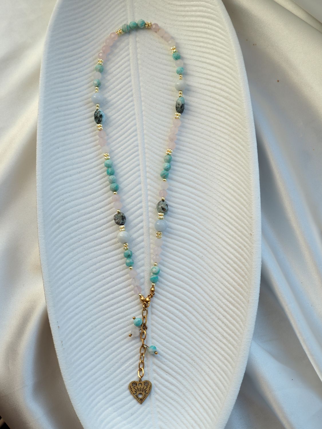 Naszyjnik Turquoise Rose