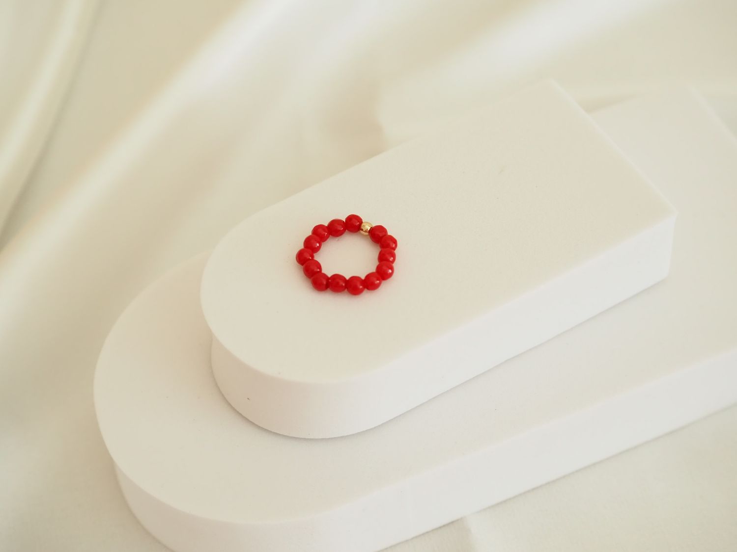 Pierścionek z jaspisem czerwonym