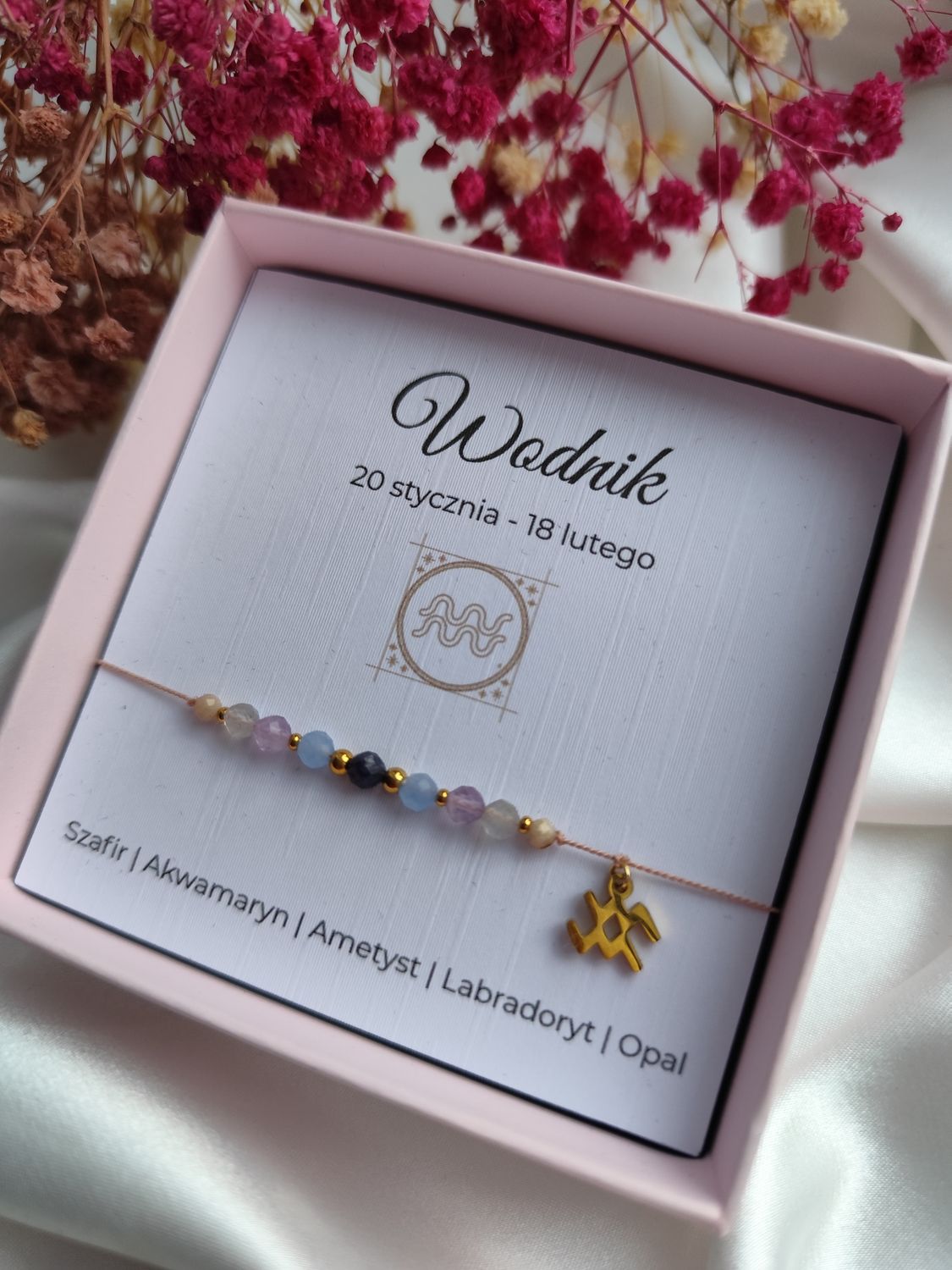 Bransoletka Zodiakalna WODNIK