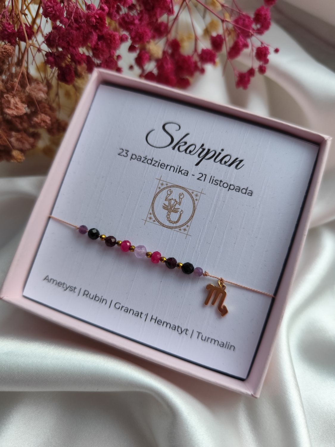 Bransoletka Zodiakalna SKORPION