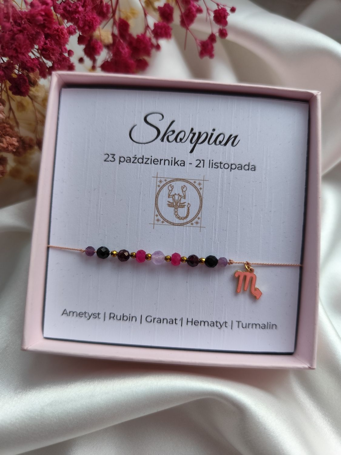 Bransoletka Zodiakalna SKORPION