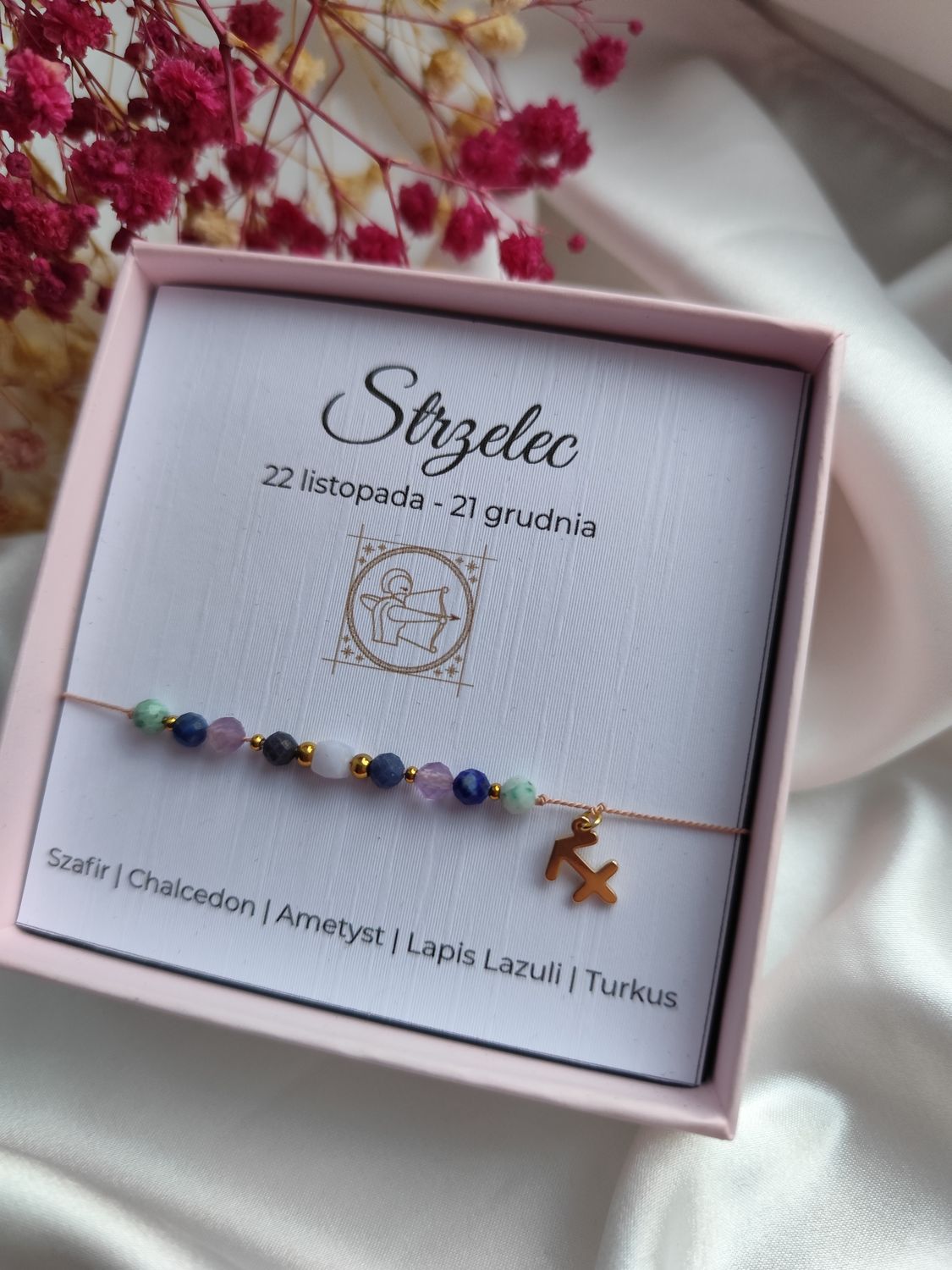 Bransoletka Zodiakalna STRZELEC