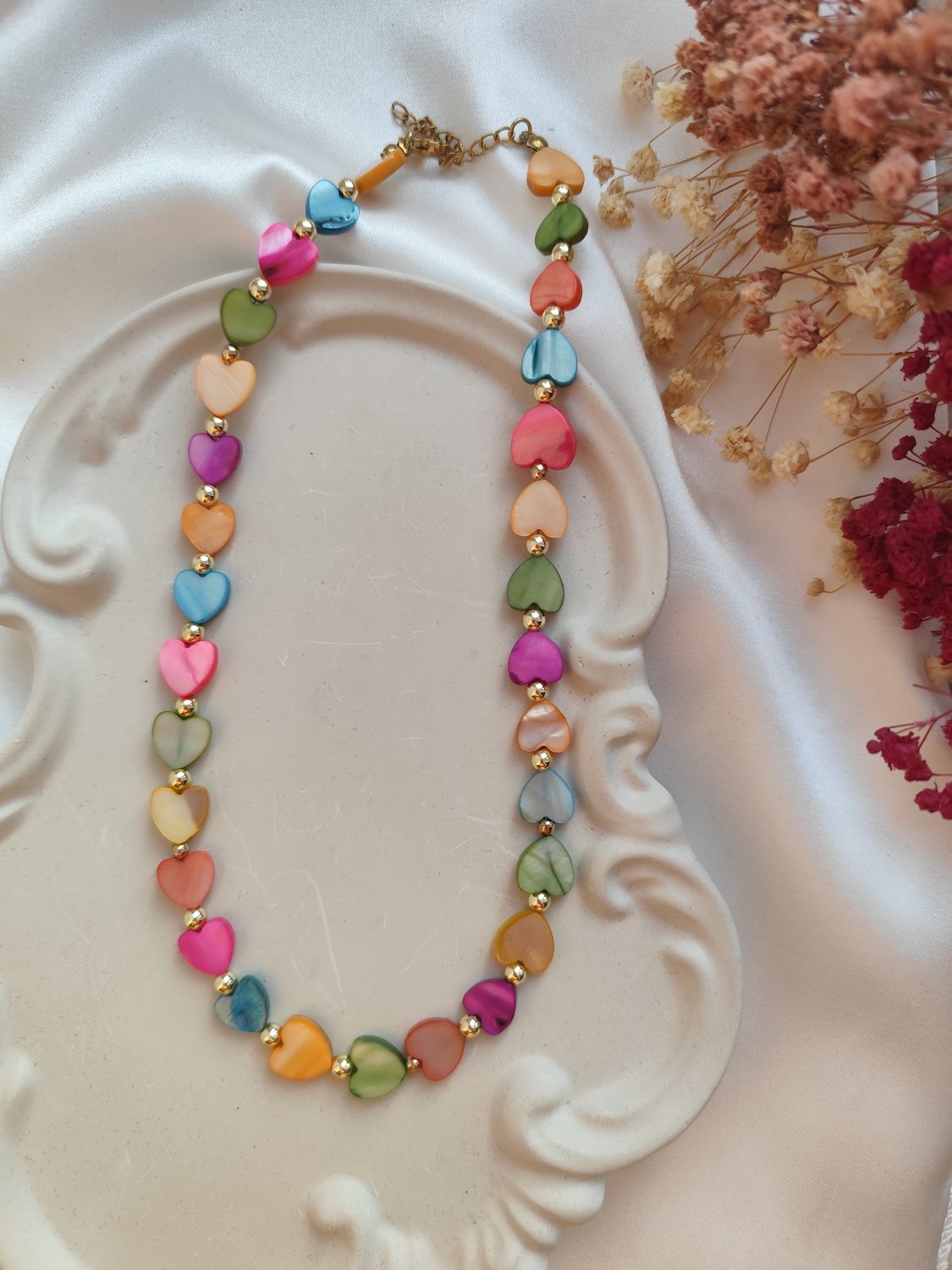 Naszyjnik Rainbow Heart