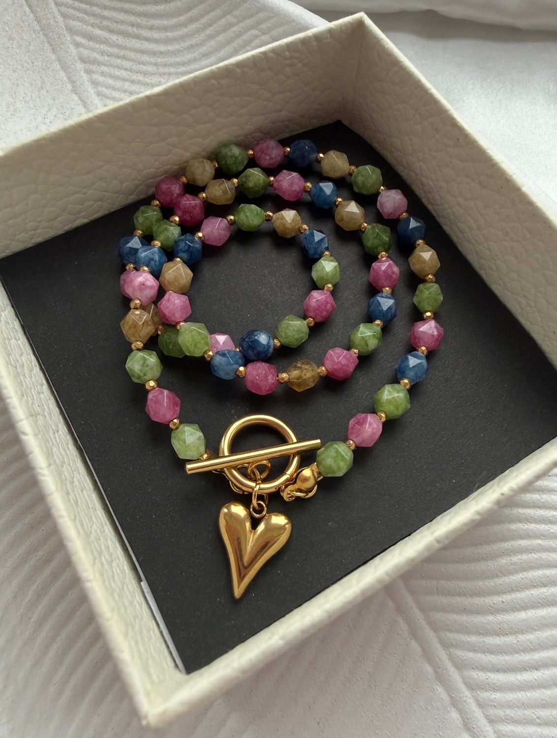 Naszyjnik Rainbow Heart