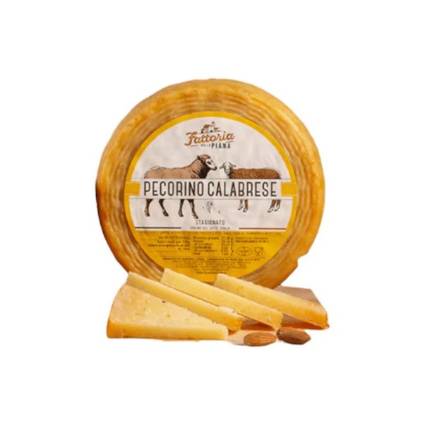 Fattoria Della Piana Pecorino Calabrese, 90 days Aged, 4 Lbs