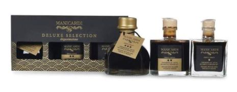 Manicardi Dressings Deluxe Balsamic Vinegar Selection Gift Box (3 X 100 ml)