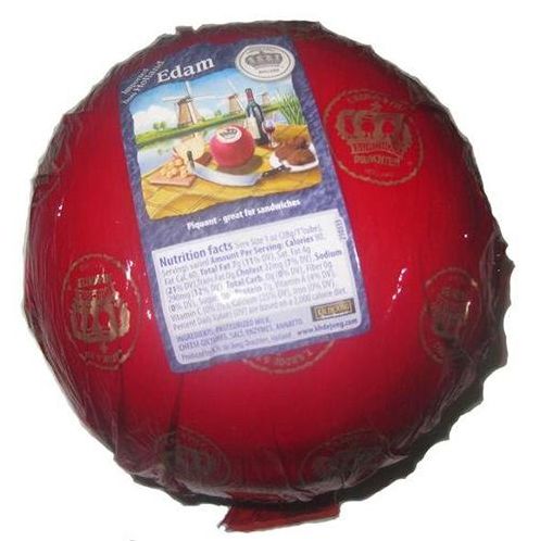 Edam Balls Mild Red Wax, 4.5 lb.