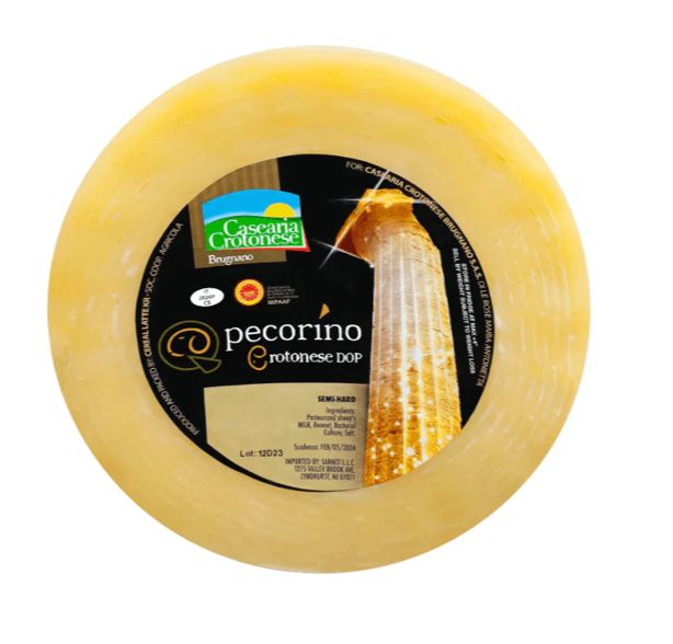 Casearia Crotonese Semiduro Brugnano DOP Wheel, 4 Lbs