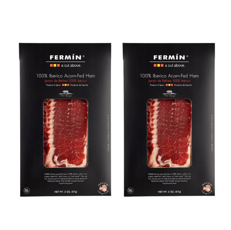 Fermin 100% Iberico Acorn-Fed Ham 2 Pack, 2 oz