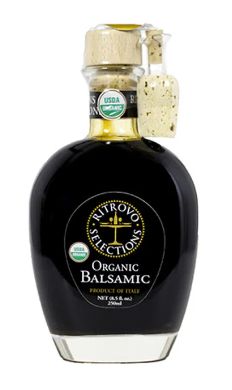 Ritrovo Selections Organic IGP Aged Balsamic Vinegar, 8.5 oz (250ml)