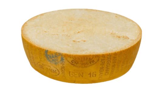 Parmigiano Reggiano 24M DOP Horizontal Cut, 45 Lb