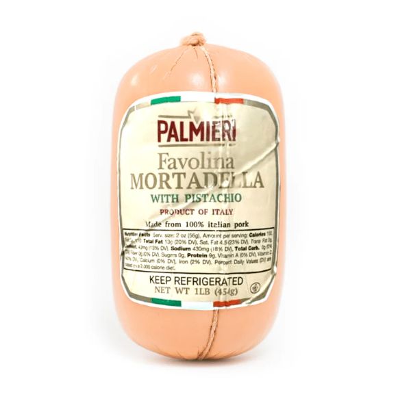 Palmieri Favolina Mini Mortadella with Pistachio, 1 Lb