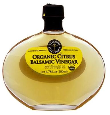 Ritrovo Selection Organic Citrus Balsamic Vinegar, 6.78 oz (200ml)