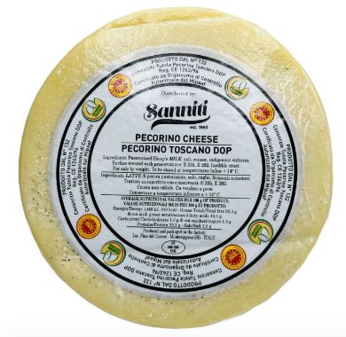 Pecorino Toscano DOP 2 Month Aged , 3 Lbs