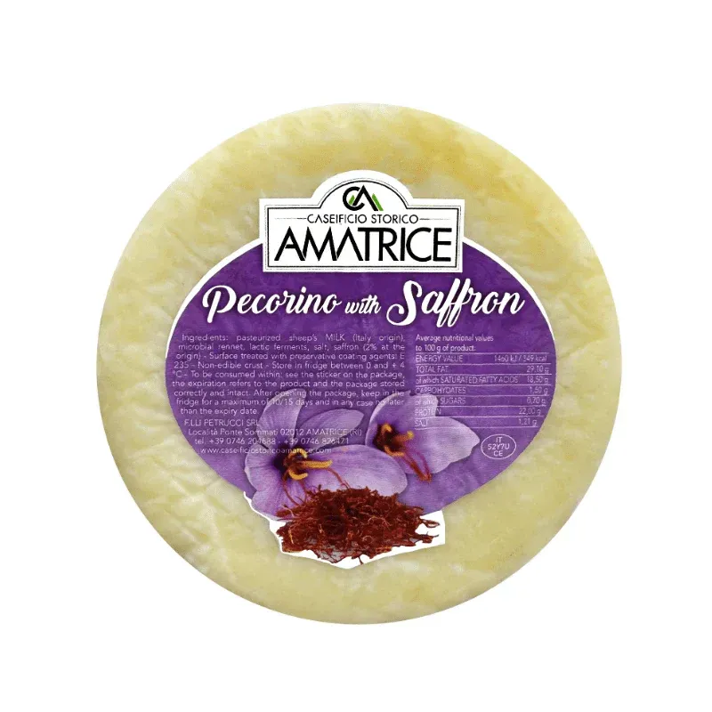 Amatrice Pecorino Zafferano, 14 oz