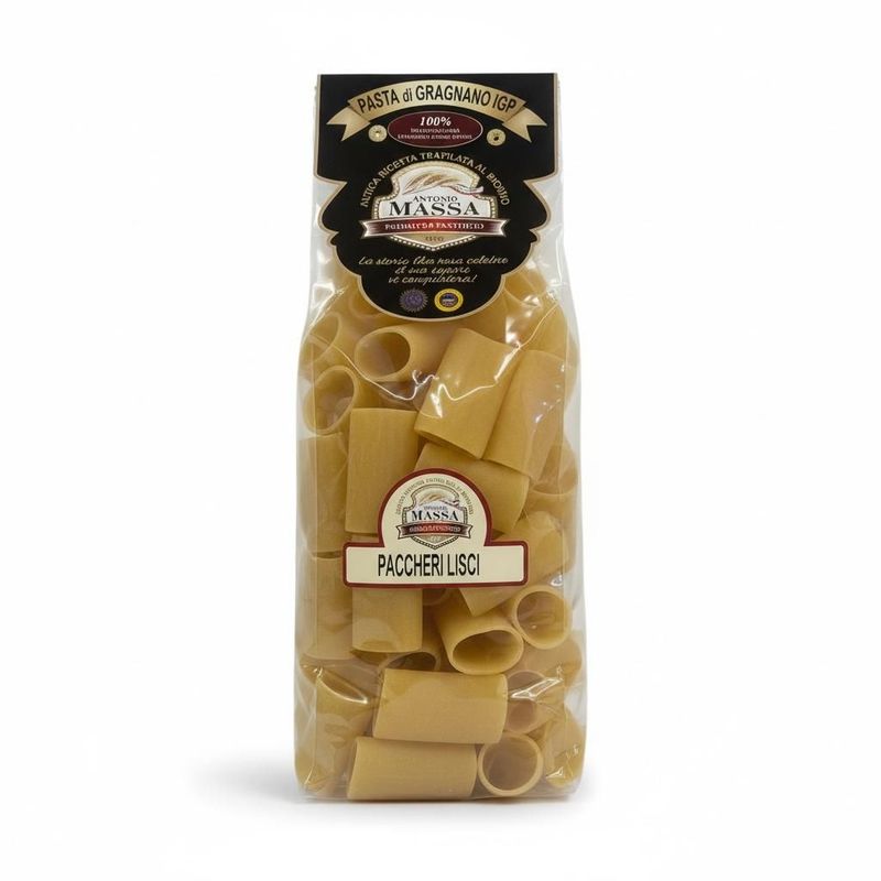 Massa Paccheri Lisce Pasta