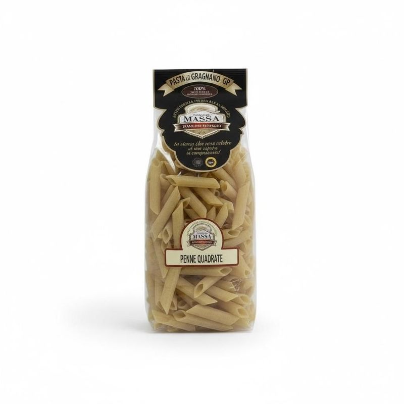Massa Penne Rigate Quadrate Pasta