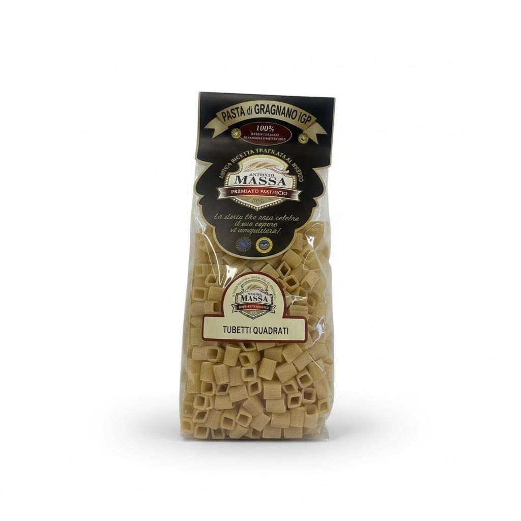 Massa Tubetti Quadrati Pasta