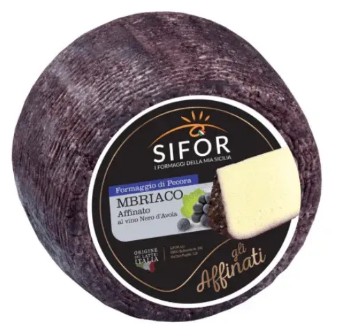 Sifor Pecorino Mbriaco d’Avola Cheese, 5 Lbs
