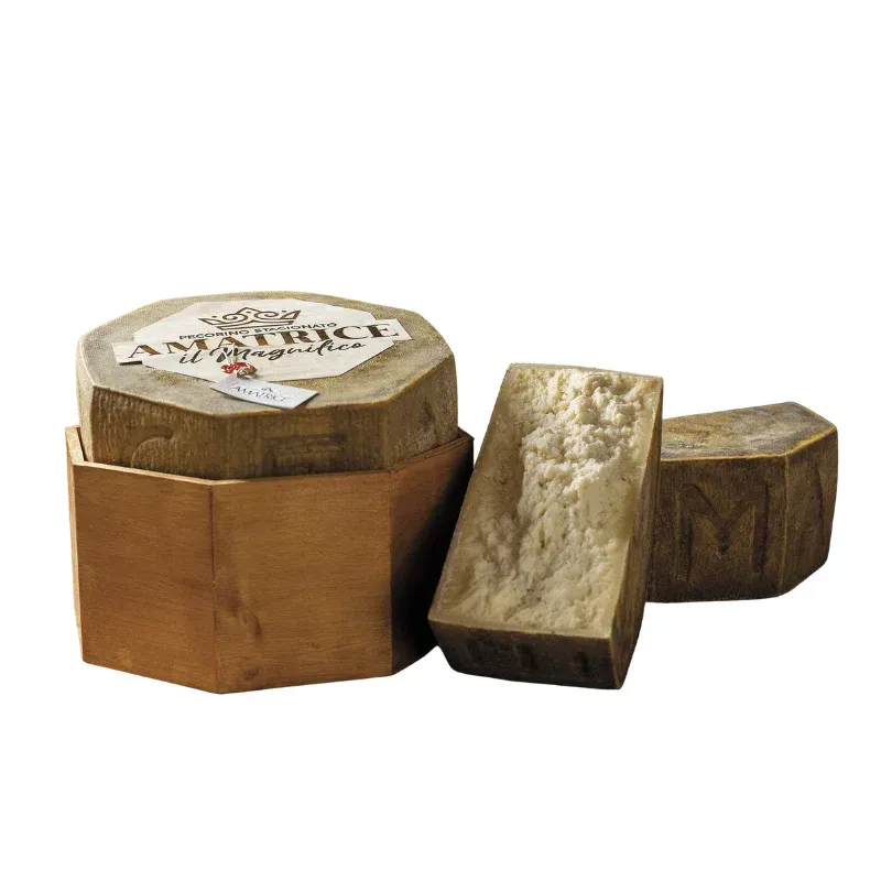 Amatrice Il Magnifico Stagionato Pecorino Cheese, 22 Lbs