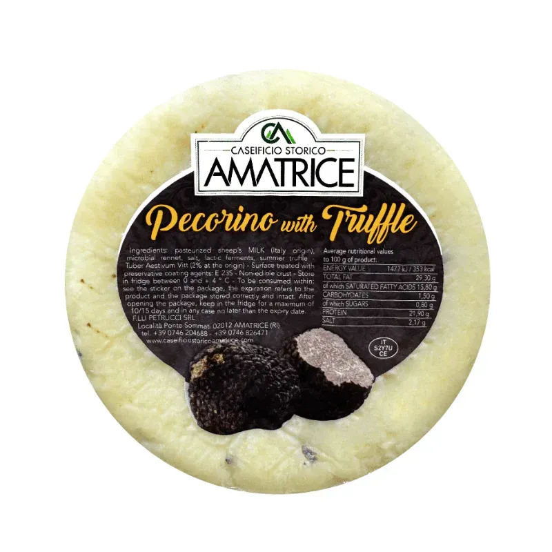 Amatrice Pecorino Al Tartufo, 1.8lbs