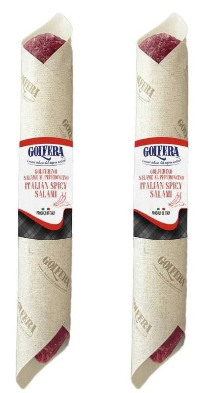 Golfera Italian Spicy Salami Chubs, WS 15x 6.5 oz