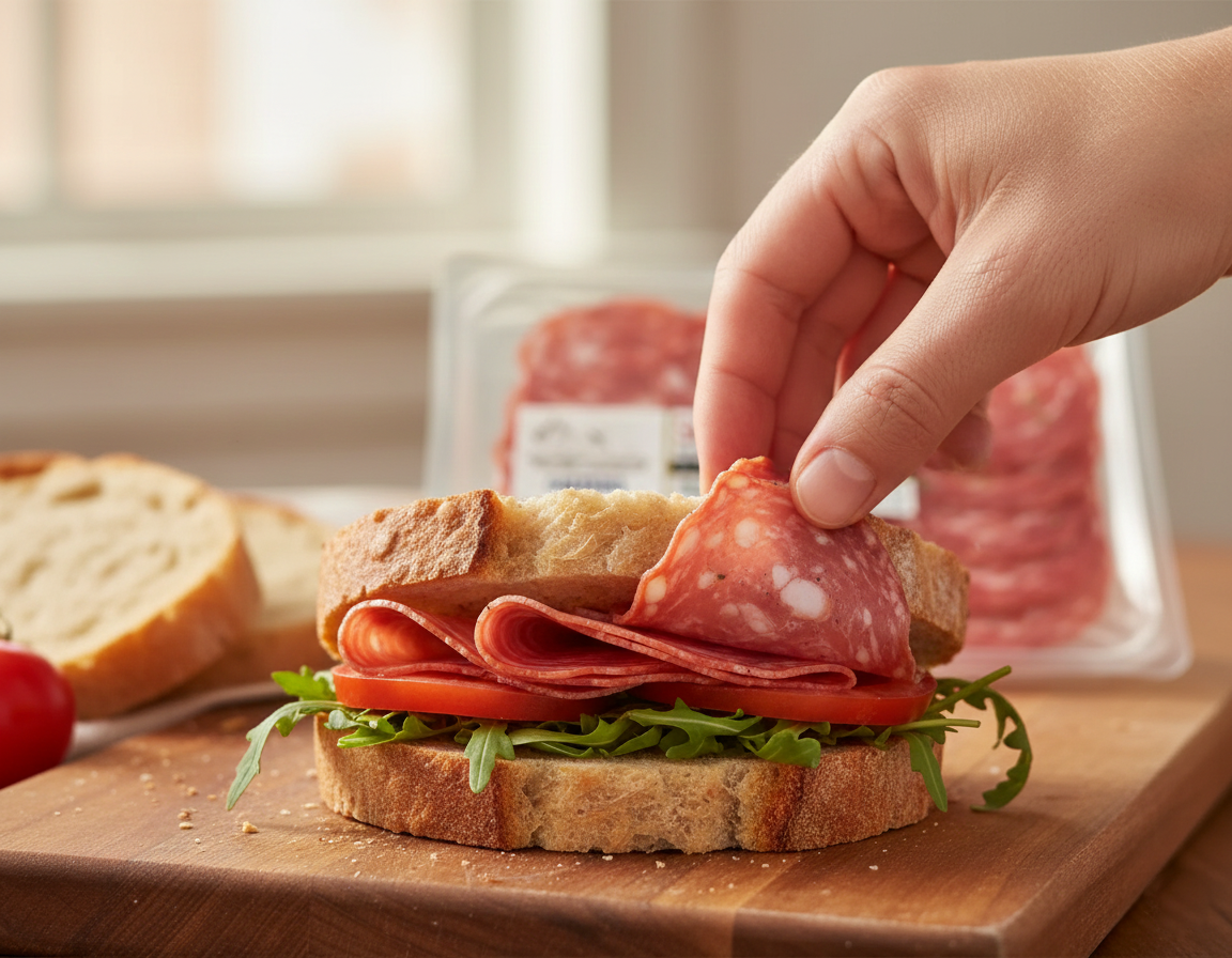 Golfera Salame Nostrano Precut, WS 10x  3 oz